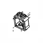 Cutie RURIS RXD 1700 masina defrisat, piesa RXD1700, plansa 2 pozitia 71, cod psrxd1700-2-71