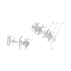 Cutit dreapta motosapa RURIS 1001KSD, pozitia 6, cod ps1001ksd-8-6