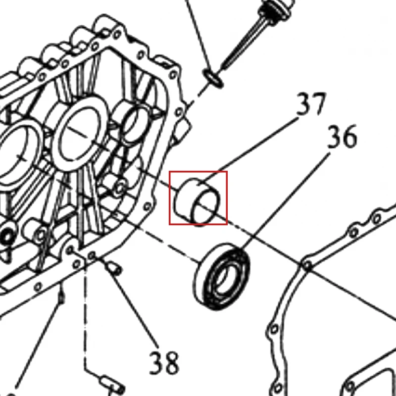 Cuzinet motosapa RURIS 650/651KSD, pozitia 37 pe plansa