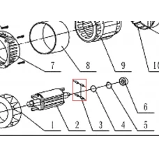 Dioda generator curent RURIS R-Power GE 5000, pozitia 3, cod psrp5000-2-3