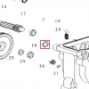 Dop 16x5 motosapa RURIS 701KS, pozitia 18 pe plansa