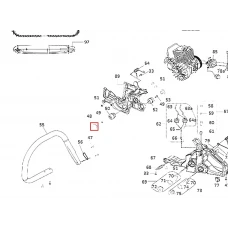 Dop motoferastrau RURIS DAC 401S, plansa 1 pozitia 48, cod ps401s-1-48
