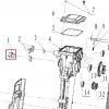 Dop ulei RURIS DAC 6500K motosapa, pozitia 1 plansa 1