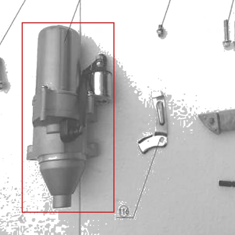 Electromotor motosapa RURIS 1300KS, pozitia 111 pe plansa