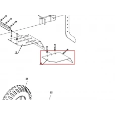 Extensie aripa stanga motocultor RURIS 918, pozitia 32, cod ps918-1-32