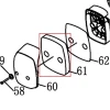 Filtru aer atomizor RURIS A103, pozitia 61 plansa 1