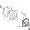 Filtru aer motoburghiu RURIS TT10, pozitia 78 pe plansa