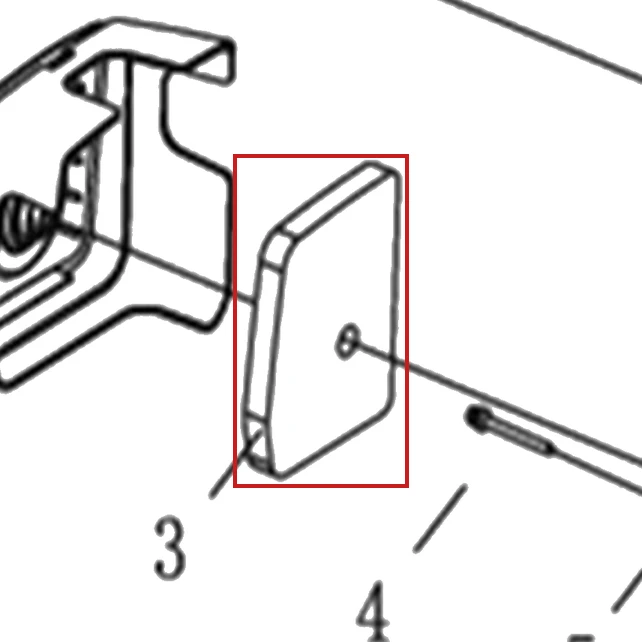 Filtru aer motoburghiu RURIS TT14, pozitia 3 pe plansa