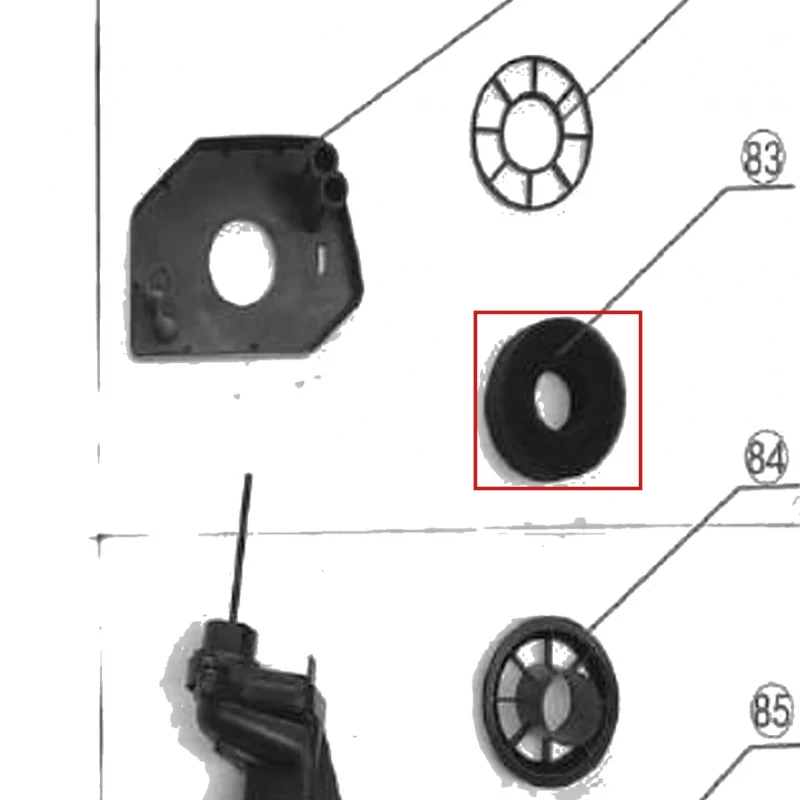 Filtru aer motosapa RURIS 1300KS, pozitia 83 pe plansa