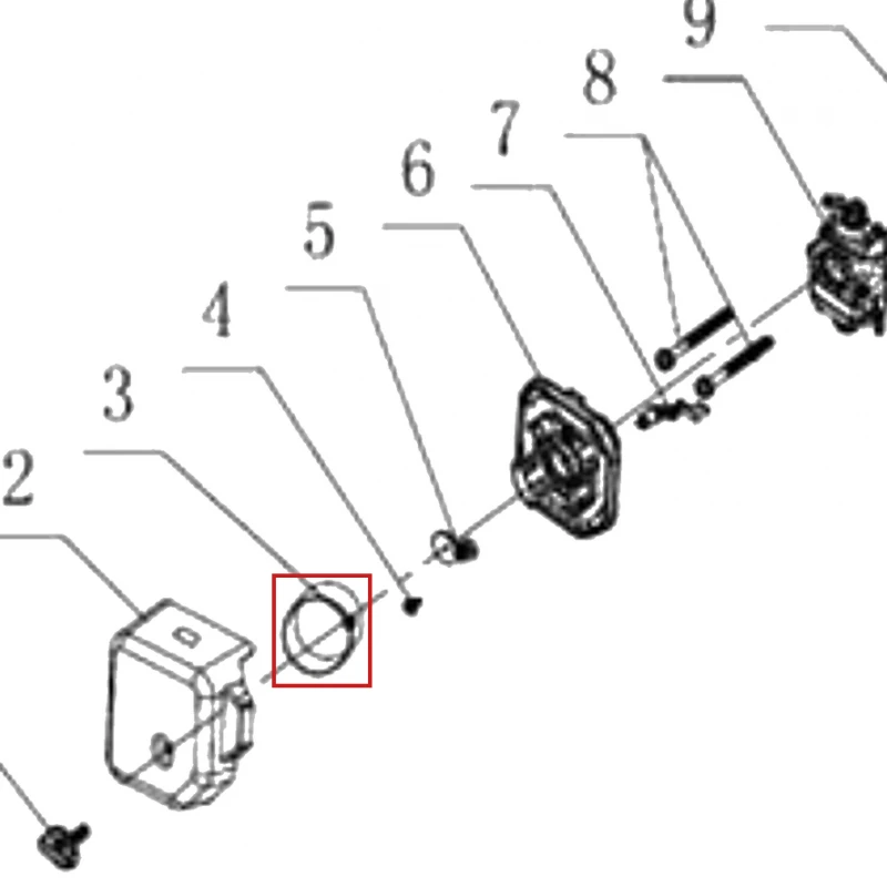 Filtru aer suflanta RURIS A7, pozitia 3 pe plansa