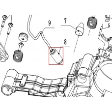 Filtru benzina motoferastrau RURIS 192/242, pozitia 8, cod ps192-h8
