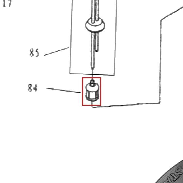 Filtru combustibil motoburghiu RURIS TT10, pozitia 84 pe plansa