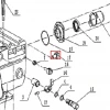 Scaun cablu ambreiaj motosapa RURIS 1001KSD, pozitia 17 pe plansa