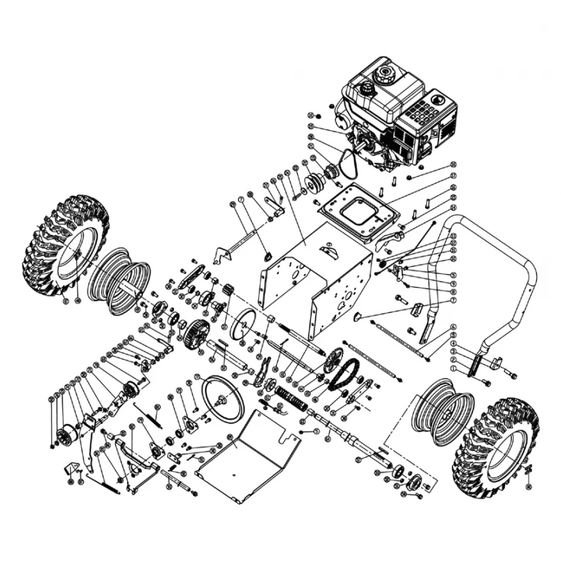 Fixator freza zapada RURIS Everest 1009, pozitia 68 pe plansa