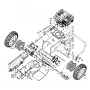 Fixator freza zapada RURIS Everest 1009, pozitia 68, cod ps1009-4-68