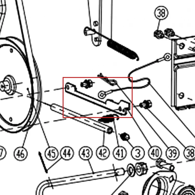 Fixator freza zapada RURIS Parang 604, pozitia 40 pe plansa