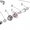 Flansa cuplare motosapa RURIS 650/651KSD, pozitia 67 pe plansa