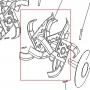 Freze motosapa RURIS 1001KSD, pozitia 4, cod ps1001ksd-8-4