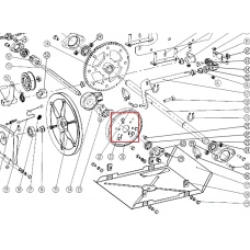 Fulie mica freza de zapada RURIS Retezat 620, plansa 3 pozitia 31, cod ps620-3-31