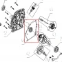 Garnitura carter motosapa RURIS 701KS, pozitia 48, cod ps701ks-1-48