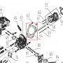 Garnitura chiulasa motor motocultor RURIS 731K, pozitia 64, cod ps731k-3-64