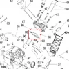 Garnitura chiuloasa generator curent RURIS R-Power GE 1000, pozitia 88 pe plansa