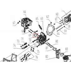 Garnitura evacuare motor motocultor RURIS 731K, pozitia 69, cod ps731k-3-69