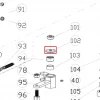 Garnitura protectie RURIS DAC 777K motocositoare, pozitia 102 plansa 4 a masinii