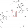 Garnitura semicarter motoferastrau RURIS DAC 401S, pozitia 24 plansa 2