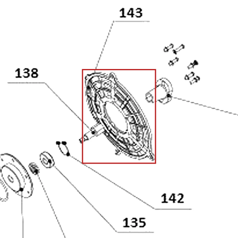 Grilaj atomizor RURIS A103 S, pozitia 143 plansa 2