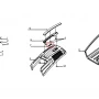 Indicator masina de tuns gazon RURIS RX 441S, plansa 6 pozitia 7, cod psrx441s-6-7