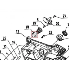 Inel motoferastrau DAC 456/506, pozitia A18, cod ps455-a18