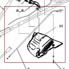 Intrerupator far motocultor RURIS 918, pozitia 75 pe plansa