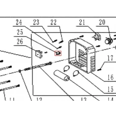 Intrerupator generator curent RURIS R-Power GE 5000, pozitia 25, cod psrp5000-2-25