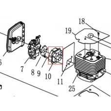 Izolator motoburghiu RURIS TT14, pozitia 10, cod pstt14-1-10
