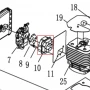 Izolator motoburghiu RURIS TT14, pozitia 10, cod pstt14-1-10