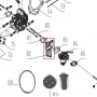 Izolator motor motocultor RURIS 731K, pozitia 82, cod ps731k-3-82