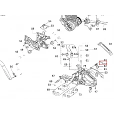 Levier acceleratie motoferastrau RURIS DAC 401S, plansa 1 pozitia 83, cod ps401s-1-83