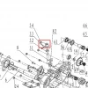 Levier indexor RURIS RXD 1700 masina defrisat, pozitia 34 plansa 2