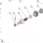 Limitator motosapa RURIS 650/651KSD, pozitia 63, cod ps650ksd-6-63