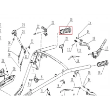 Maner motosapa RURIS 1001KSD, pozitia 16, cod ps1001ksd-5-16