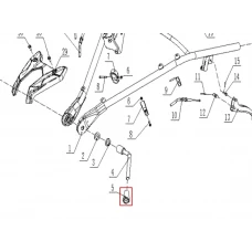 Maner motosapa RURIS 1001KSD, pozitia 5, cod ps1001ksd-5-5