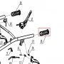 Maner motosapa RURIS 1300KS, pozitia 16, cod ps1300ks-5-16