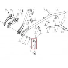 Maner strangere motosapa RURIS 1001KSD, pozitia 4, cod ps1001ksd-5-4