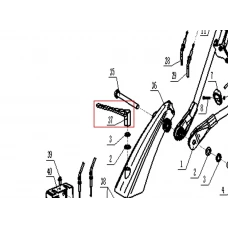 Maner strangere motosapa RURIS 1300KS, pozitia 37, cod ps1300ks-5-37