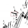 Maner strangere motosapa RURIS 1300KS, pozitia 37, cod ps1300ks-5-37