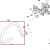 Maner tubular motoferastrau RURIS DAC 401S, pozitia 55 plansa 1