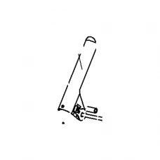 Maneta actionare dreapta RURIS Everest 603, piesa freza zapada, plansa 4 pozitia 23, cod ps603-kc30-03-12