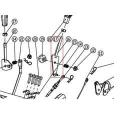 Maneta control jgheab freza zapada RURIS Parang 604, pozitia 16, cod ps604-4-16