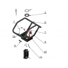 Maneta motor stop motoburghiu RURIS TT14, pozitia 8, cod pstt14-3-8